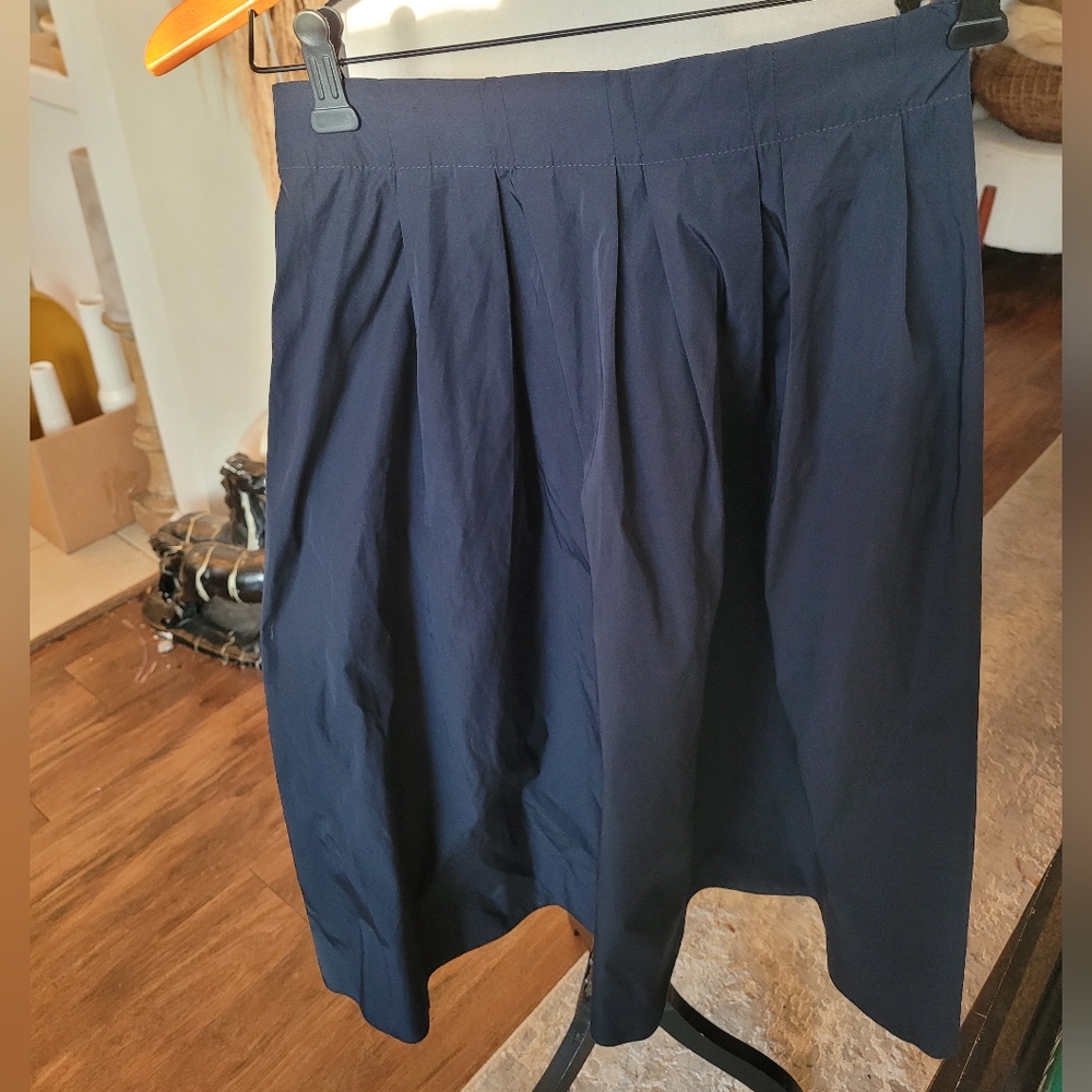Zara Dark Blue A-Line Skirt